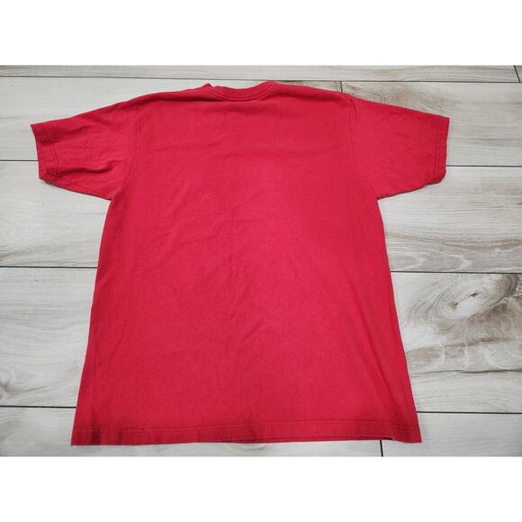 Vtg Disney NBA Miami Heat Men's Mickey Mouse Basketball Shirt red Size Large - Picture 3 of 4